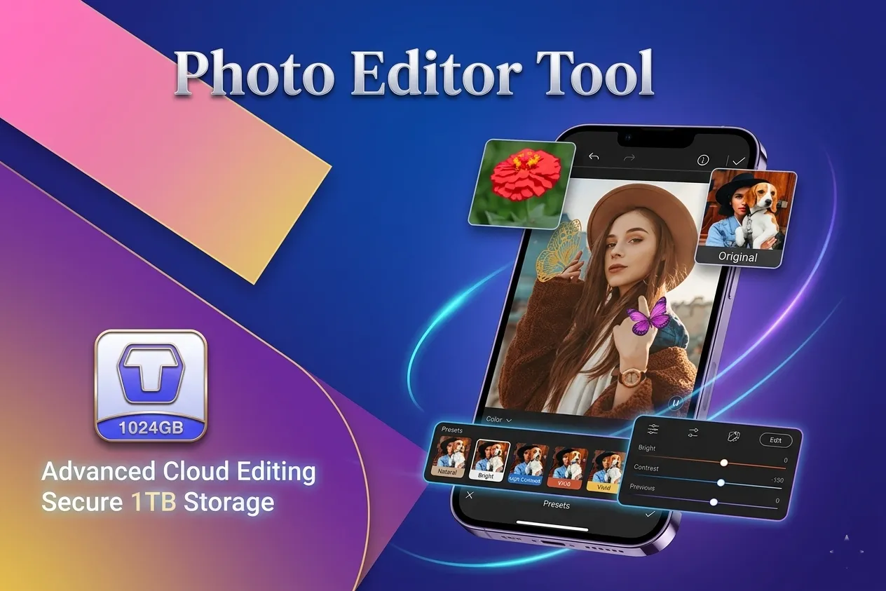 Photo Editor Built In